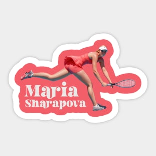 Maria Sharapova cartoon Sticker